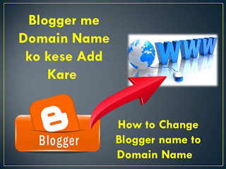 How to Change Blogger name to Domain Name 1 