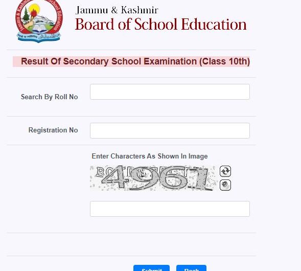 JKBOSE 10th Result 2023 Declared: How To Check Results On jkbose.nic.in